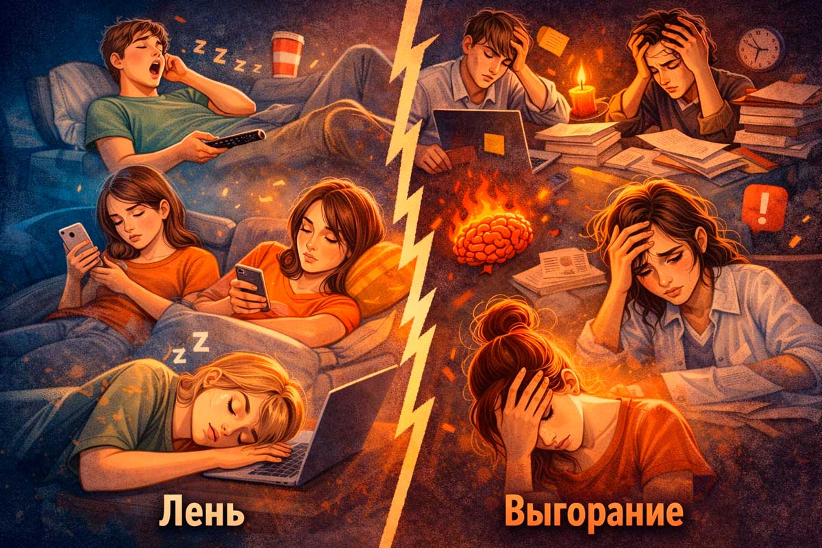 это лень или выгорание