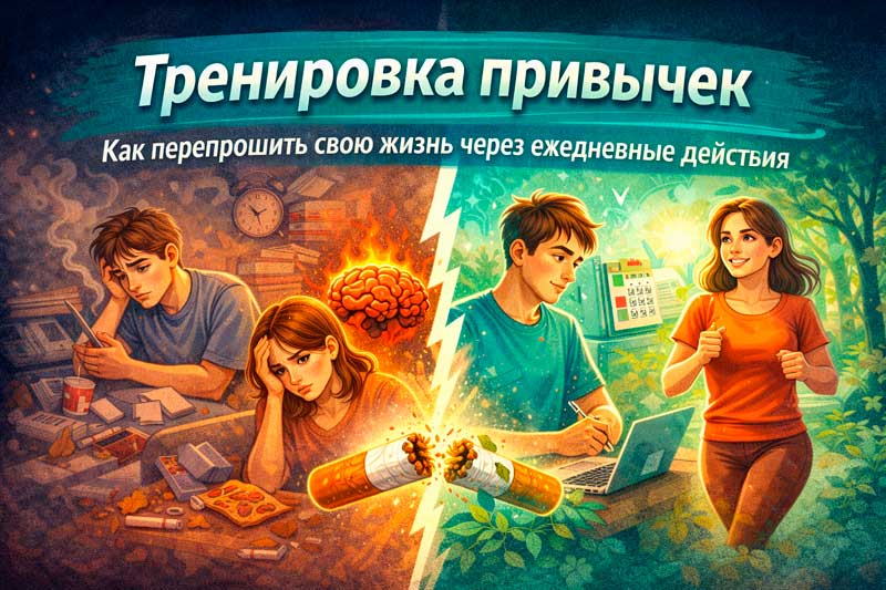 Тренировка привычек - это не вдохновение